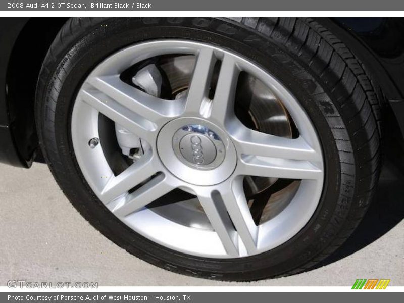Brilliant Black / Black 2008 Audi A4 2.0T Sedan