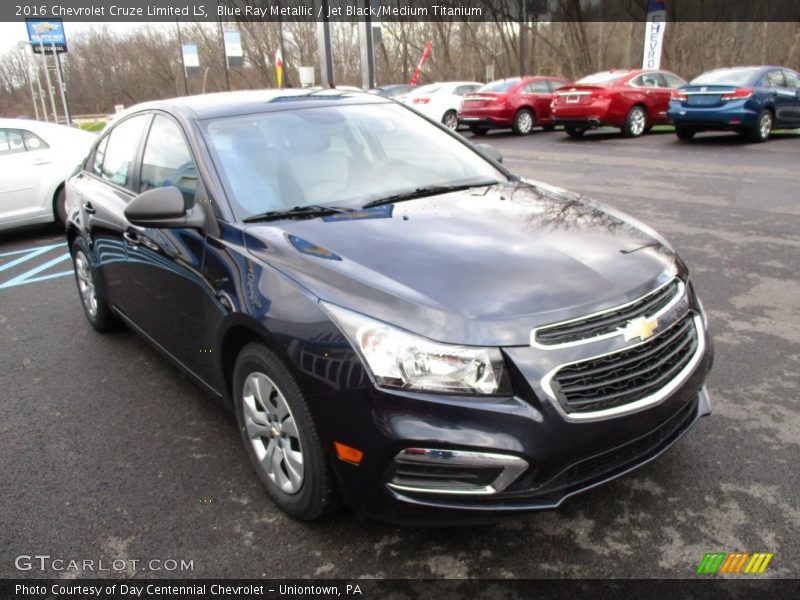 Blue Ray Metallic / Jet Black/Medium Titanium 2016 Chevrolet Cruze Limited LS