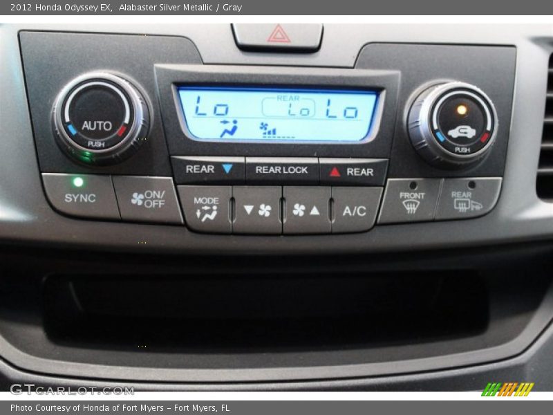 Alabaster Silver Metallic / Gray 2012 Honda Odyssey EX
