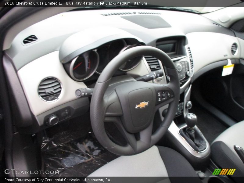 Blue Ray Metallic / Jet Black/Medium Titanium 2016 Chevrolet Cruze Limited LS