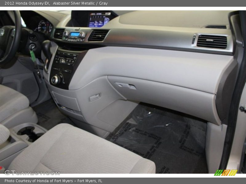 Alabaster Silver Metallic / Gray 2012 Honda Odyssey EX