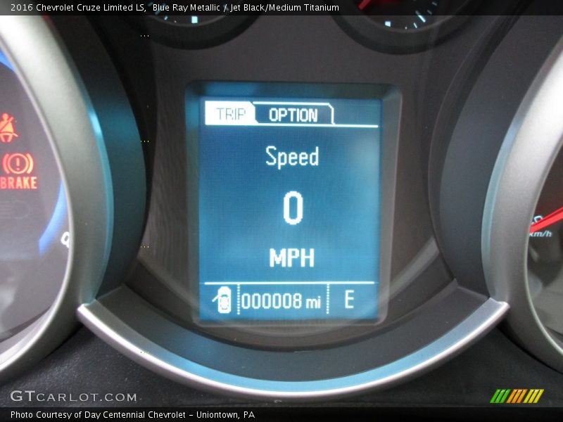 Blue Ray Metallic / Jet Black/Medium Titanium 2016 Chevrolet Cruze Limited LS