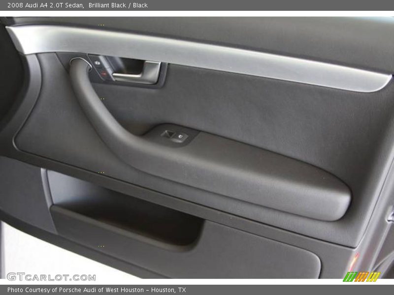 Brilliant Black / Black 2008 Audi A4 2.0T Sedan