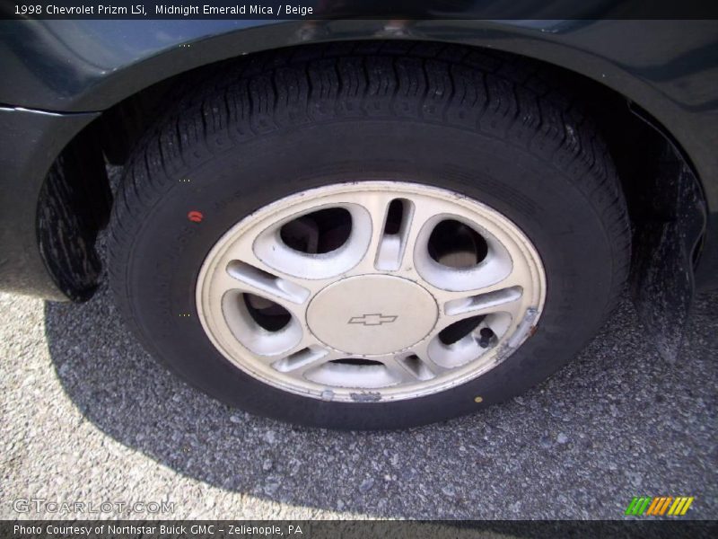 Midnight Emerald Mica / Beige 1998 Chevrolet Prizm LSi