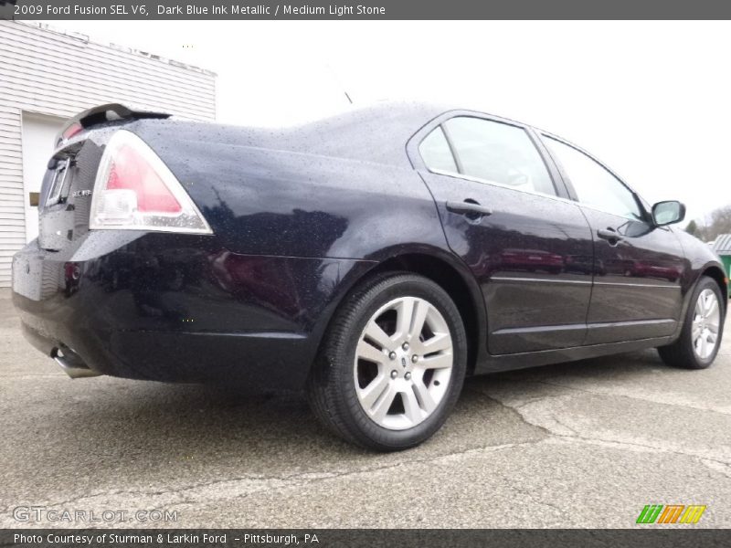 Dark Blue Ink Metallic / Medium Light Stone 2009 Ford Fusion SEL V6