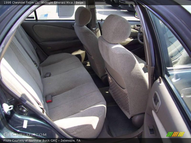 Midnight Emerald Mica / Beige 1998 Chevrolet Prizm LSi