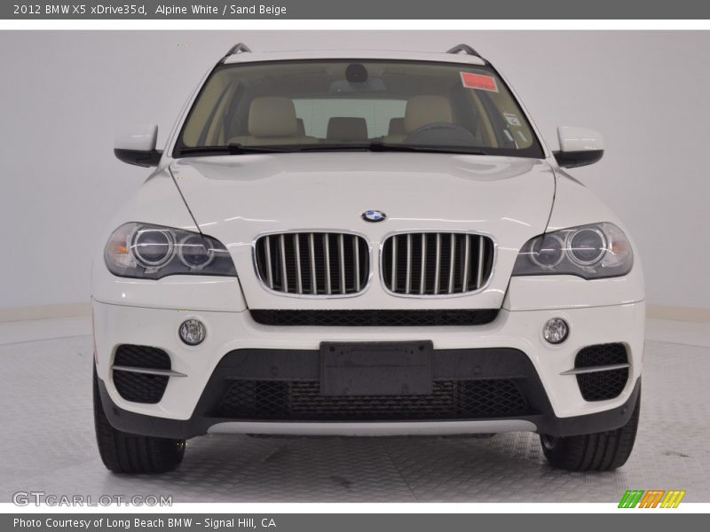 Alpine White / Sand Beige 2012 BMW X5 xDrive35d