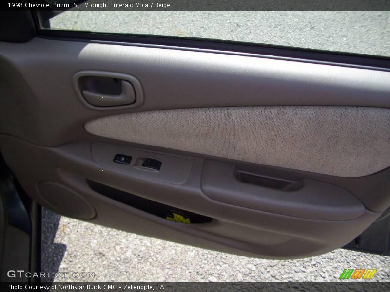 Midnight Emerald Mica / Beige 1998 Chevrolet Prizm LSi