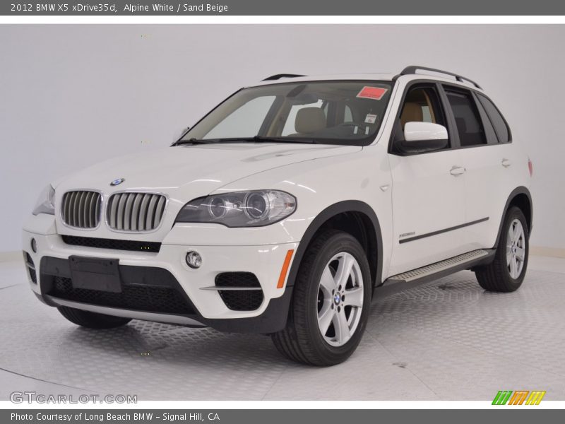 Alpine White / Sand Beige 2012 BMW X5 xDrive35d