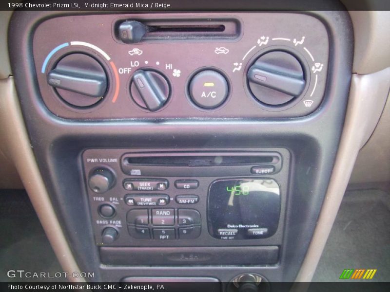 Midnight Emerald Mica / Beige 1998 Chevrolet Prizm LSi
