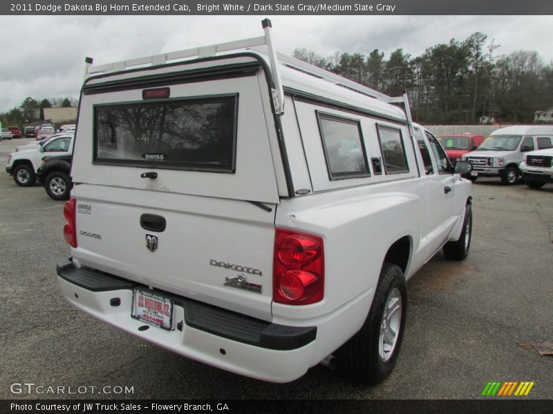 Bright White / Dark Slate Gray/Medium Slate Gray 2011 Dodge Dakota Big Horn Extended Cab
