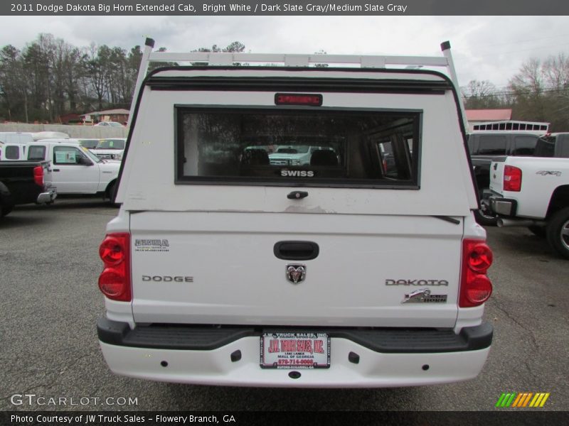 Bright White / Dark Slate Gray/Medium Slate Gray 2011 Dodge Dakota Big Horn Extended Cab