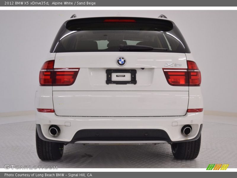 Alpine White / Sand Beige 2012 BMW X5 xDrive35d