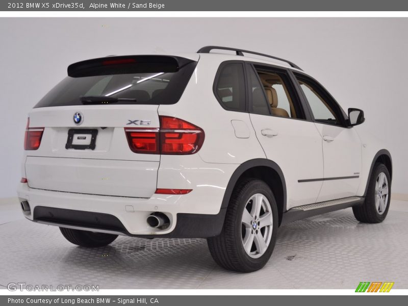 Alpine White / Sand Beige 2012 BMW X5 xDrive35d