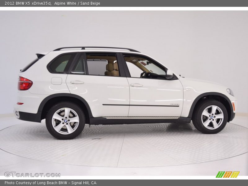 Alpine White / Sand Beige 2012 BMW X5 xDrive35d