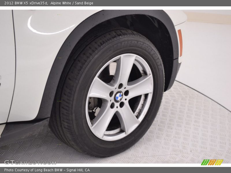 Alpine White / Sand Beige 2012 BMW X5 xDrive35d