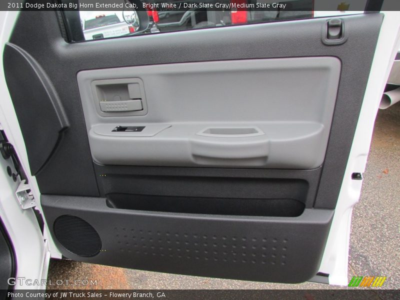 Bright White / Dark Slate Gray/Medium Slate Gray 2011 Dodge Dakota Big Horn Extended Cab