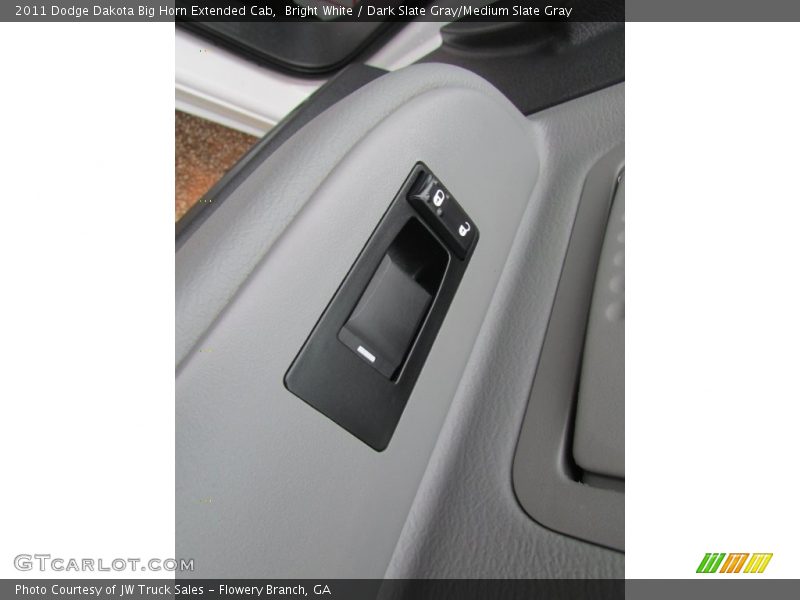 Bright White / Dark Slate Gray/Medium Slate Gray 2011 Dodge Dakota Big Horn Extended Cab