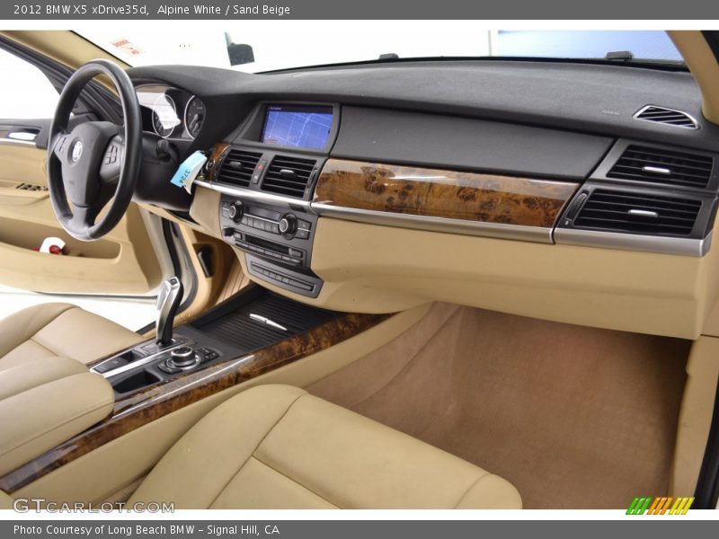 Alpine White / Sand Beige 2012 BMW X5 xDrive35d