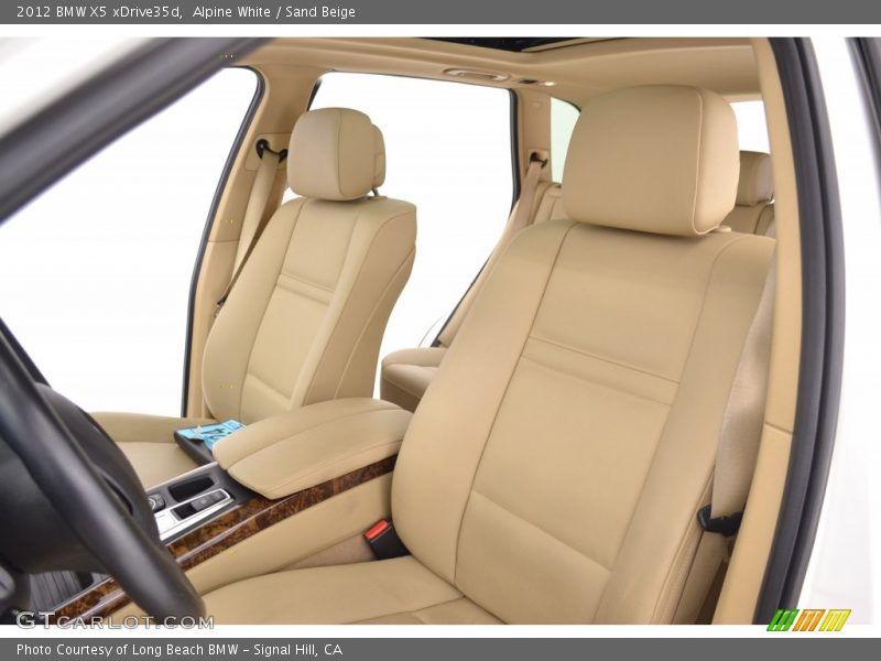 Alpine White / Sand Beige 2012 BMW X5 xDrive35d