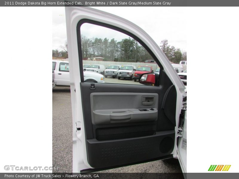Bright White / Dark Slate Gray/Medium Slate Gray 2011 Dodge Dakota Big Horn Extended Cab