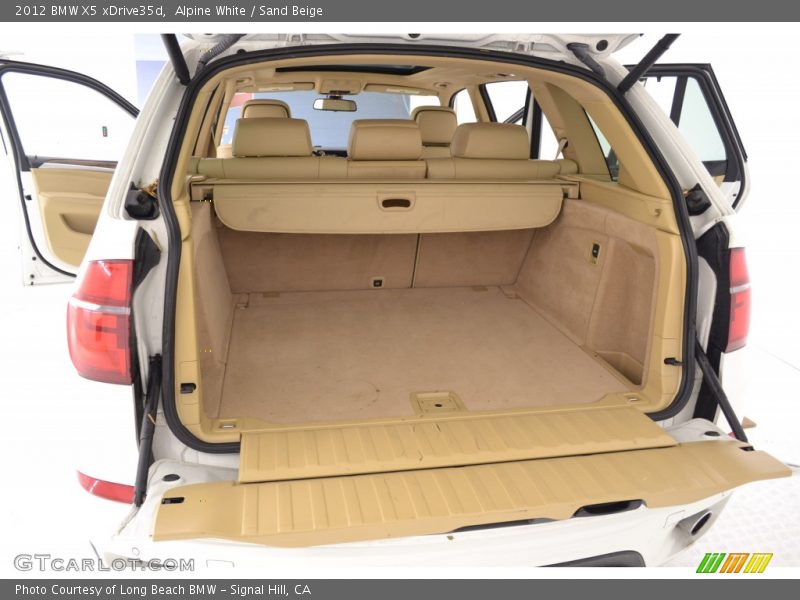 Alpine White / Sand Beige 2012 BMW X5 xDrive35d