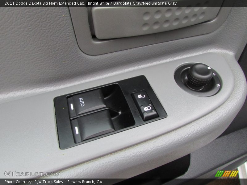 Bright White / Dark Slate Gray/Medium Slate Gray 2011 Dodge Dakota Big Horn Extended Cab