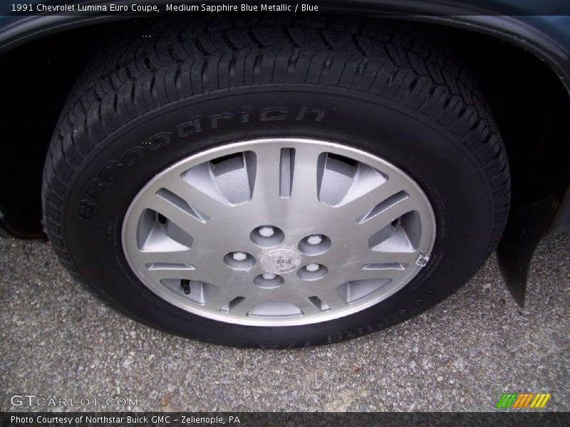 Medium Sapphire Blue Metallic / Blue 1991 Chevrolet Lumina Euro Coupe