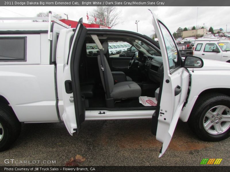 Bright White / Dark Slate Gray/Medium Slate Gray 2011 Dodge Dakota Big Horn Extended Cab