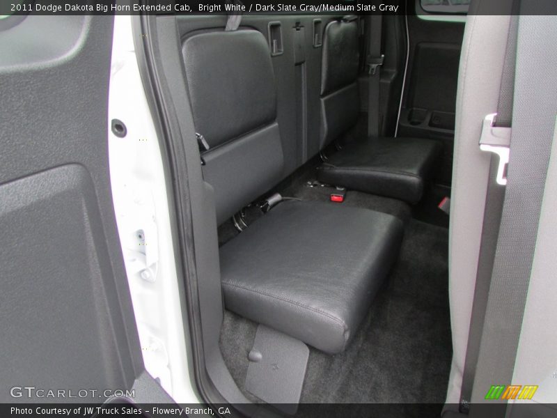 Bright White / Dark Slate Gray/Medium Slate Gray 2011 Dodge Dakota Big Horn Extended Cab