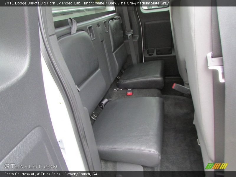 Bright White / Dark Slate Gray/Medium Slate Gray 2011 Dodge Dakota Big Horn Extended Cab