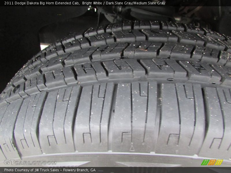 Bright White / Dark Slate Gray/Medium Slate Gray 2011 Dodge Dakota Big Horn Extended Cab