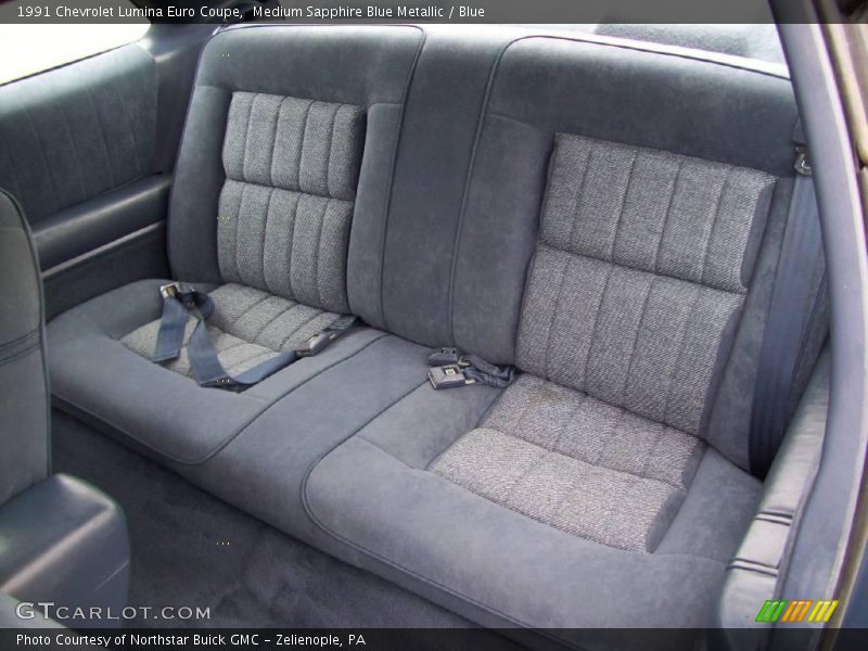 Medium Sapphire Blue Metallic / Blue 1991 Chevrolet Lumina Euro Coupe