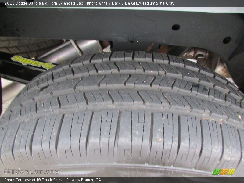 Bright White / Dark Slate Gray/Medium Slate Gray 2011 Dodge Dakota Big Horn Extended Cab