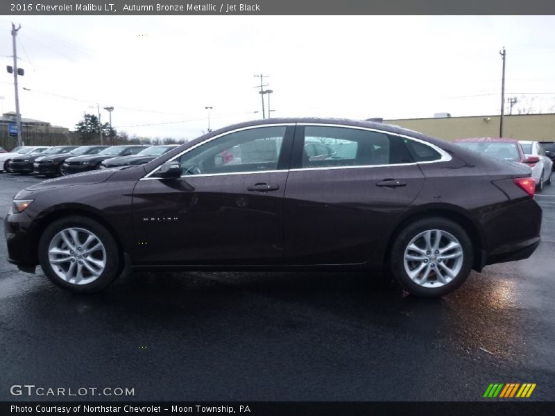 Autumn Bronze Metallic / Jet Black 2016 Chevrolet Malibu LT