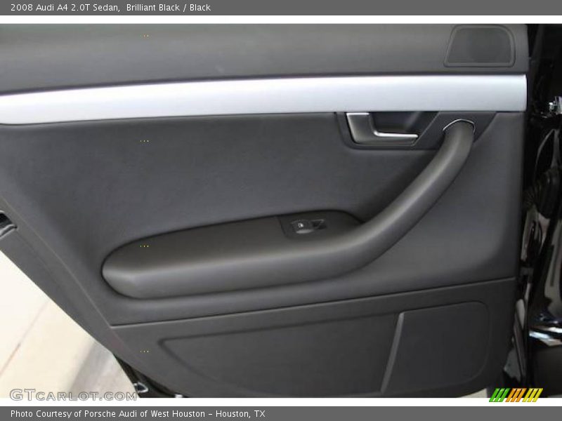 Brilliant Black / Black 2008 Audi A4 2.0T Sedan