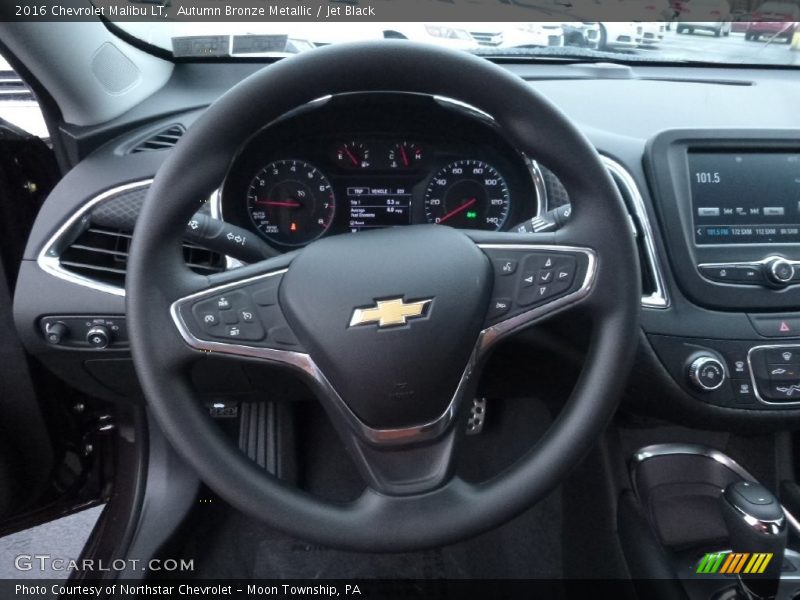 Autumn Bronze Metallic / Jet Black 2016 Chevrolet Malibu LT
