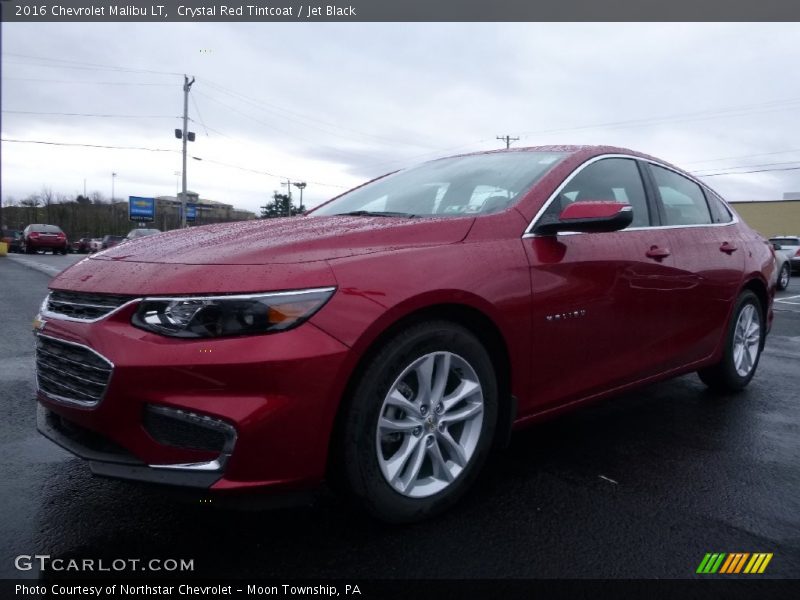 Crystal Red Tintcoat / Jet Black 2016 Chevrolet Malibu LT