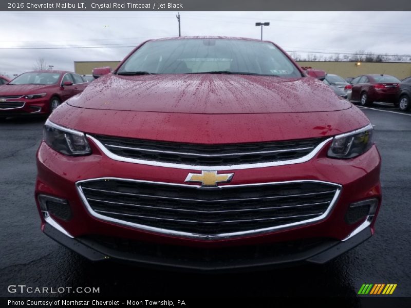 Crystal Red Tintcoat / Jet Black 2016 Chevrolet Malibu LT