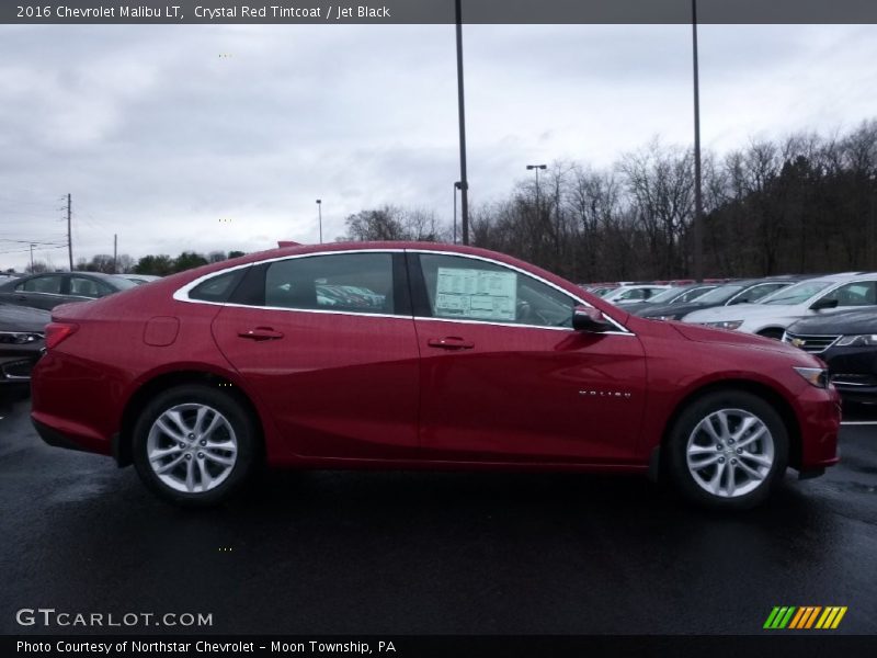 Crystal Red Tintcoat / Jet Black 2016 Chevrolet Malibu LT