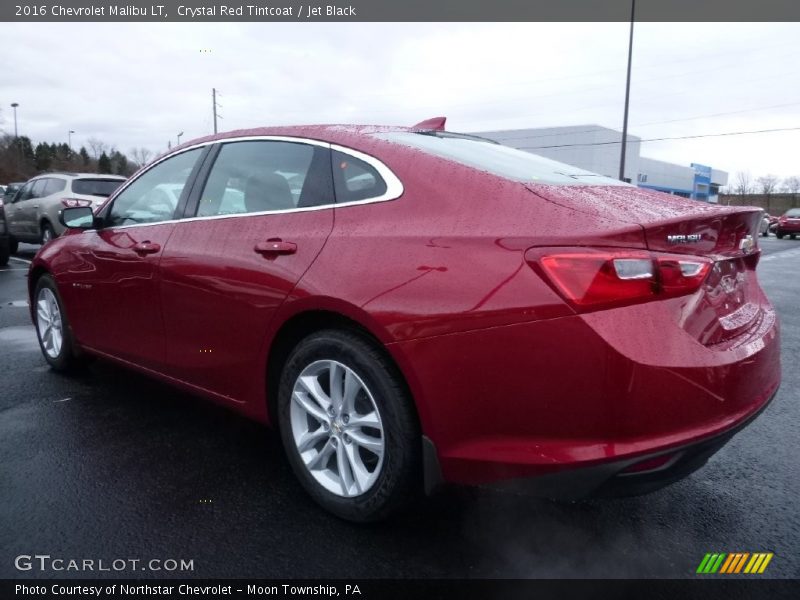 Crystal Red Tintcoat / Jet Black 2016 Chevrolet Malibu LT