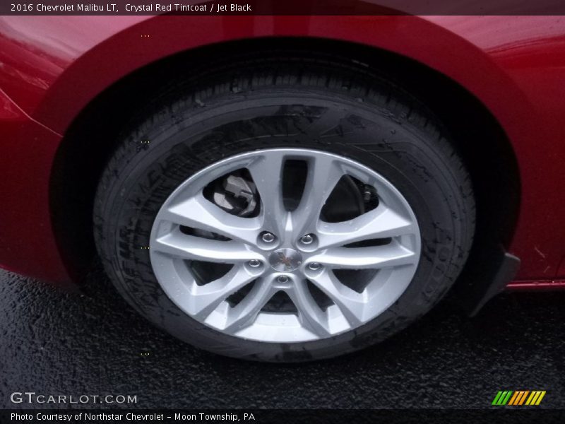 Crystal Red Tintcoat / Jet Black 2016 Chevrolet Malibu LT