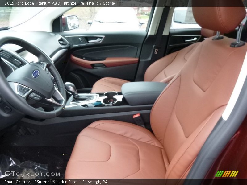 Front Seat of 2015 Edge Titanium AWD