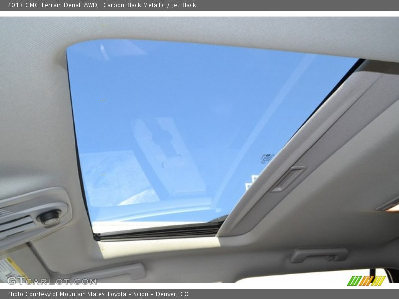 Carbon Black Metallic / Jet Black 2013 GMC Terrain Denali AWD