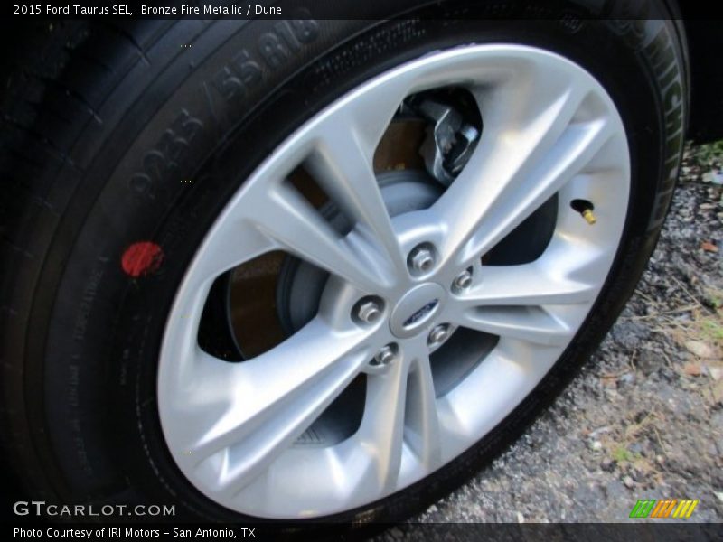 Bronze Fire Metallic / Dune 2015 Ford Taurus SEL