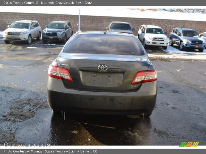 Magnetic Gray Metallic / Ash Gray 2010 Toyota Camry LE
