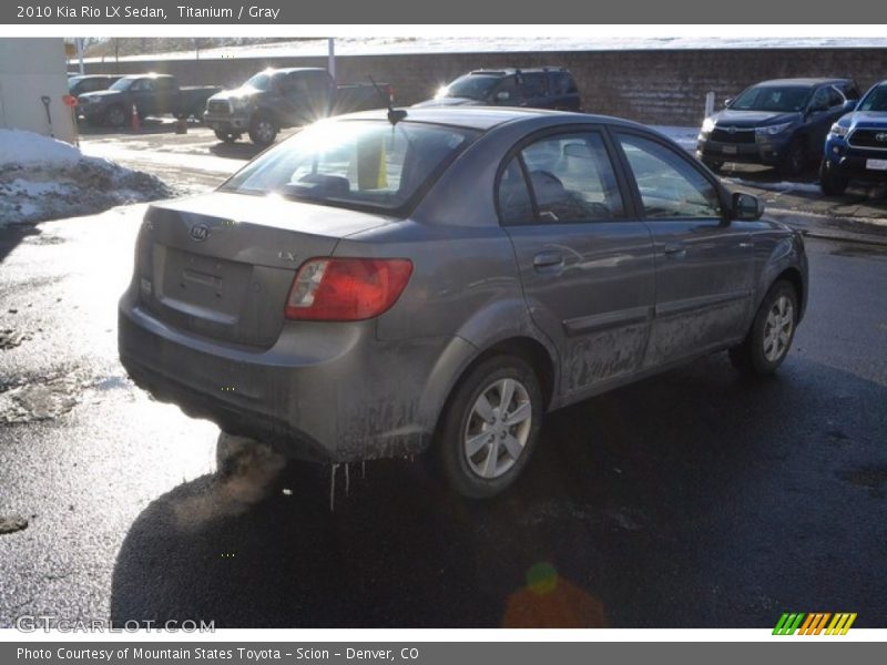 Titanium / Gray 2010 Kia Rio LX Sedan