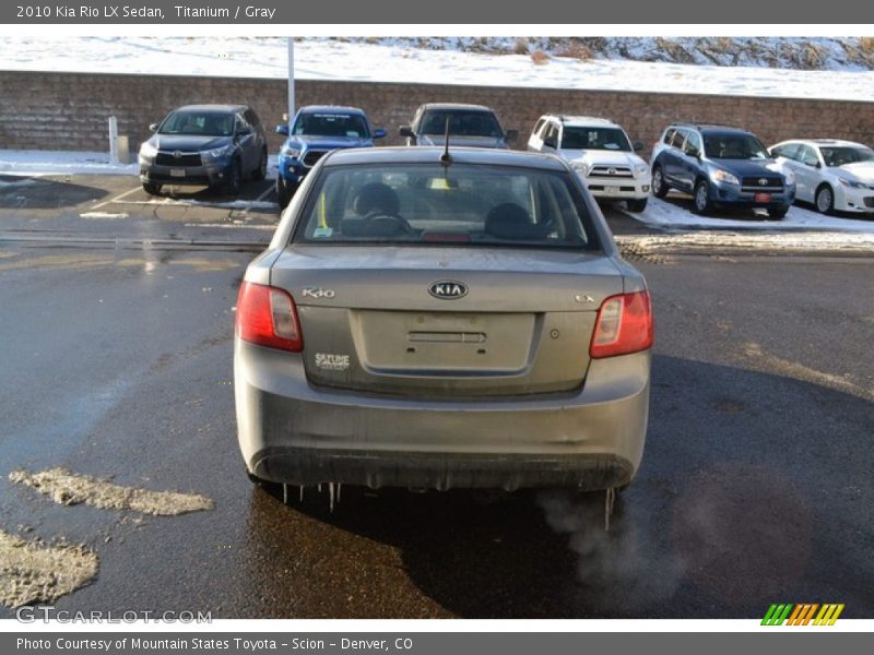Titanium / Gray 2010 Kia Rio LX Sedan