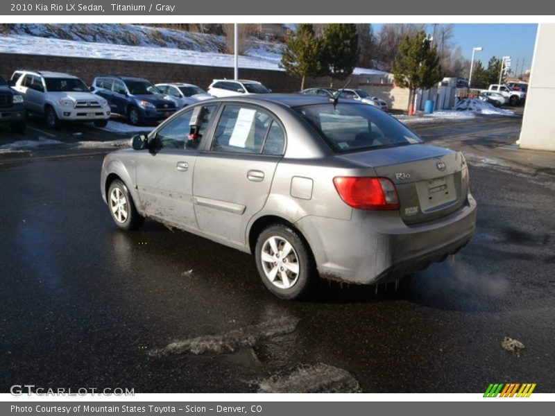 Titanium / Gray 2010 Kia Rio LX Sedan