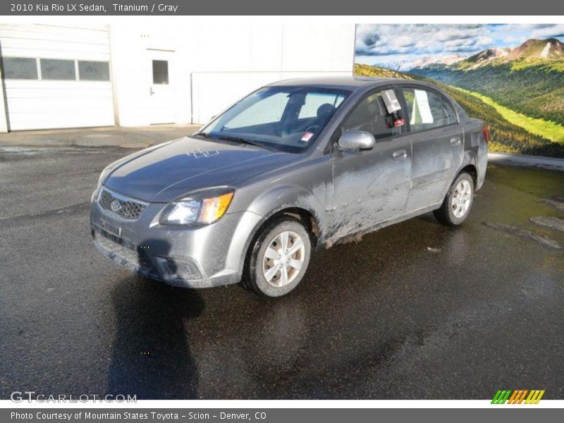 Titanium / Gray 2010 Kia Rio LX Sedan